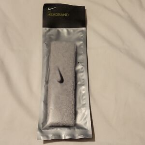 Nike Heather Grey and Black Headband